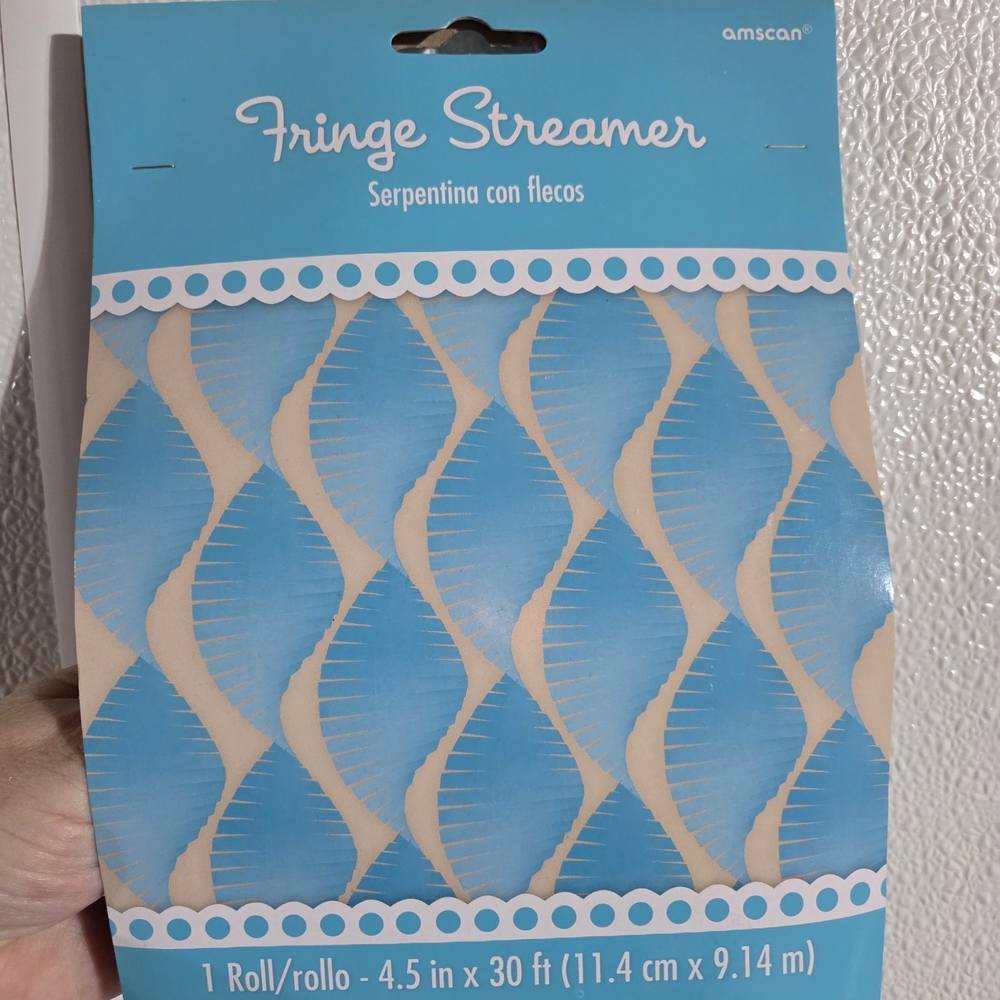Amscan Bright Blue Fringe Decoration